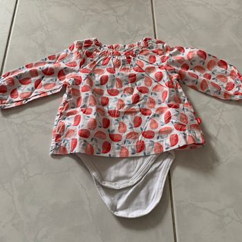 Blouse body taille 3 mois