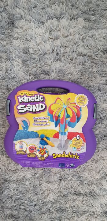 Malette kinetic sand sable cinetique et accessoires Neuve