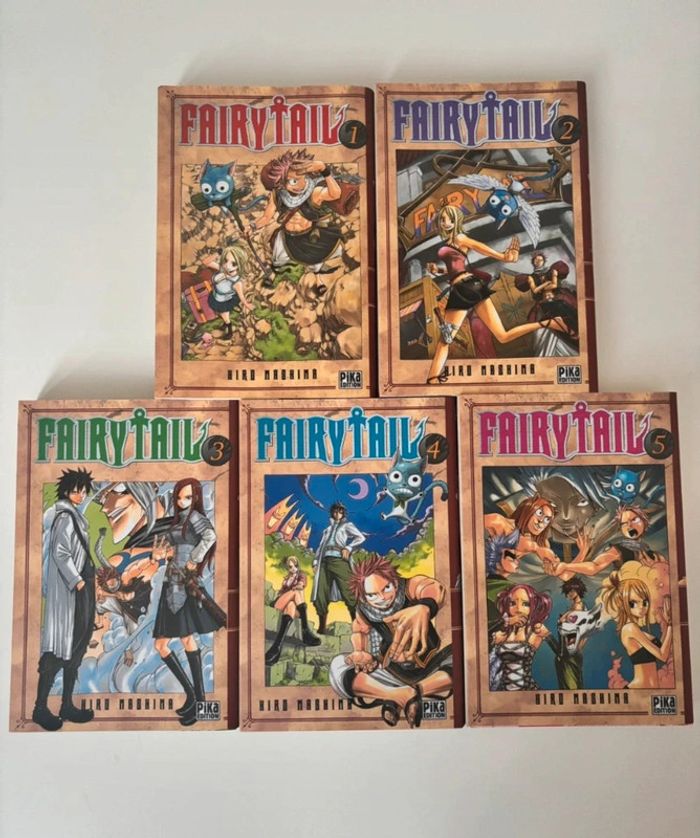 Fairy Tail tomes 1 à 5
