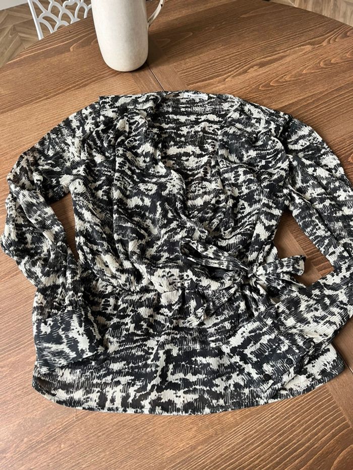 Blouse cache cœur