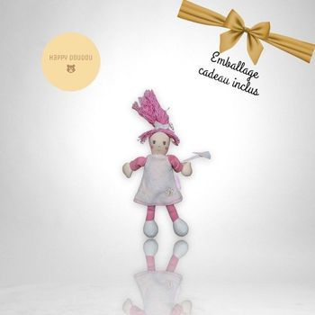 Doudou Peluche poupée Robe fleur Kaloo P13