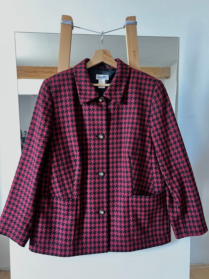 Ensemble femme  Motif pied-de-poule Anne Weyburn  taille 48 - photo numéro 2