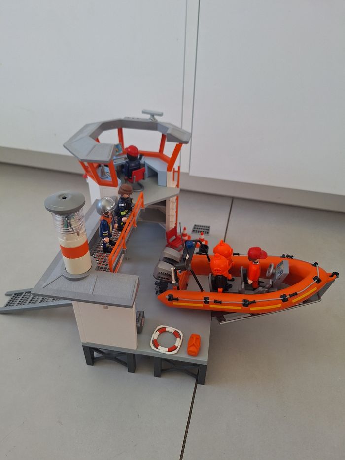 Playmobil poste de secours avec bateau - photo numéro 6