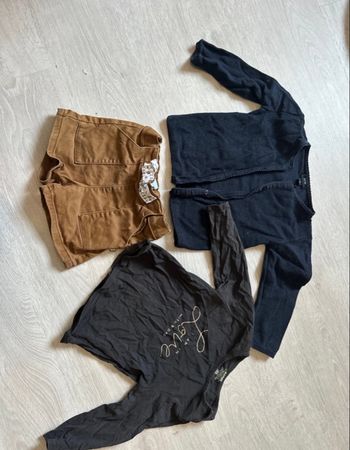 Ensemble short gilet et t-shirt 