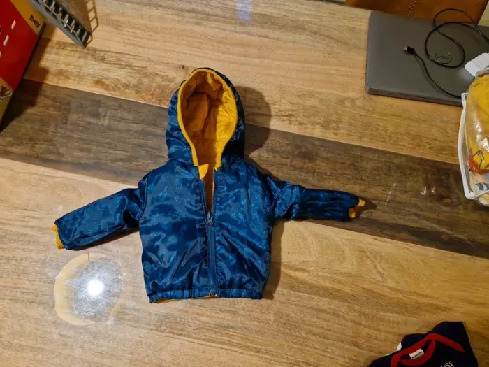 Veste doudoune réversible 68 cm 6-9 mois