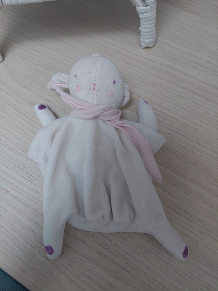 Absorba - doudou mouchoir agneau mouton - photo numéro 3