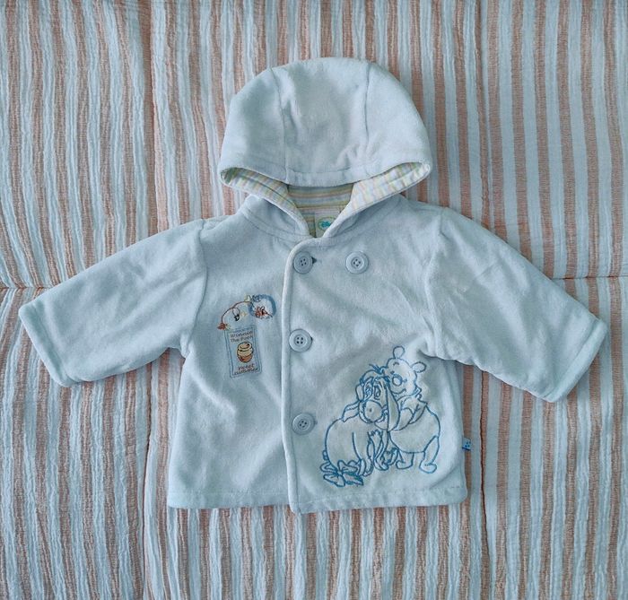 Manteau Disney Baby Winnie bleu pâle - 1-3 mois