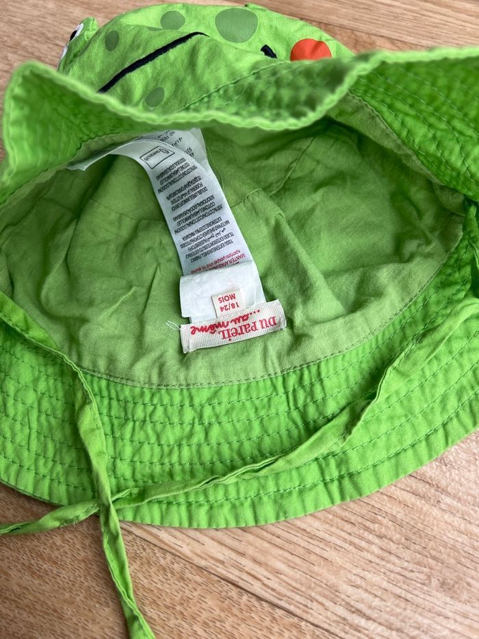 Très joli chapeau vert DPAM vert bébé garçon 1-2 ans - photo numéro 2