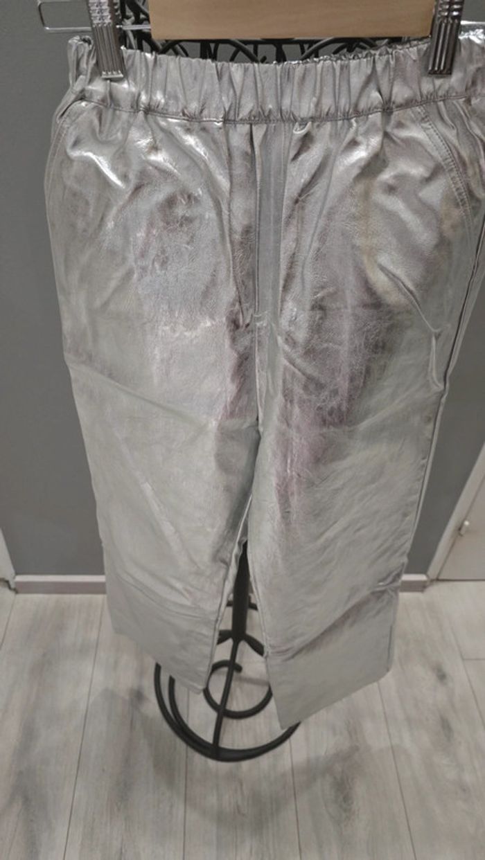 Pantalon Zara Argenté - photo numéro 2