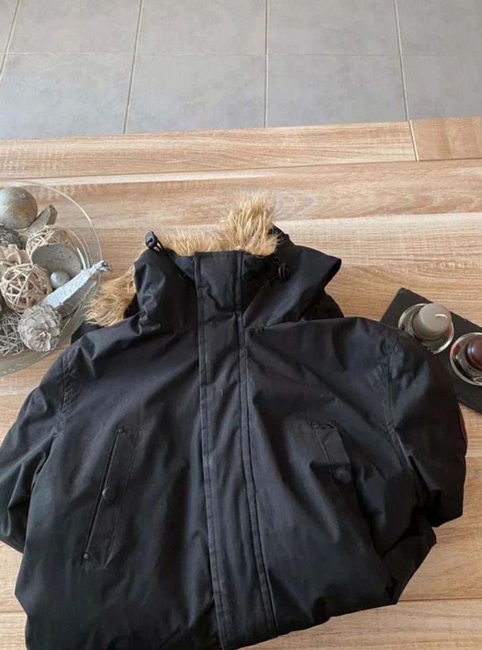 parka avec fausse fourrure camps united noir - photo numéro 10