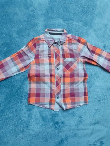 Chemise à carreaux 4 ans