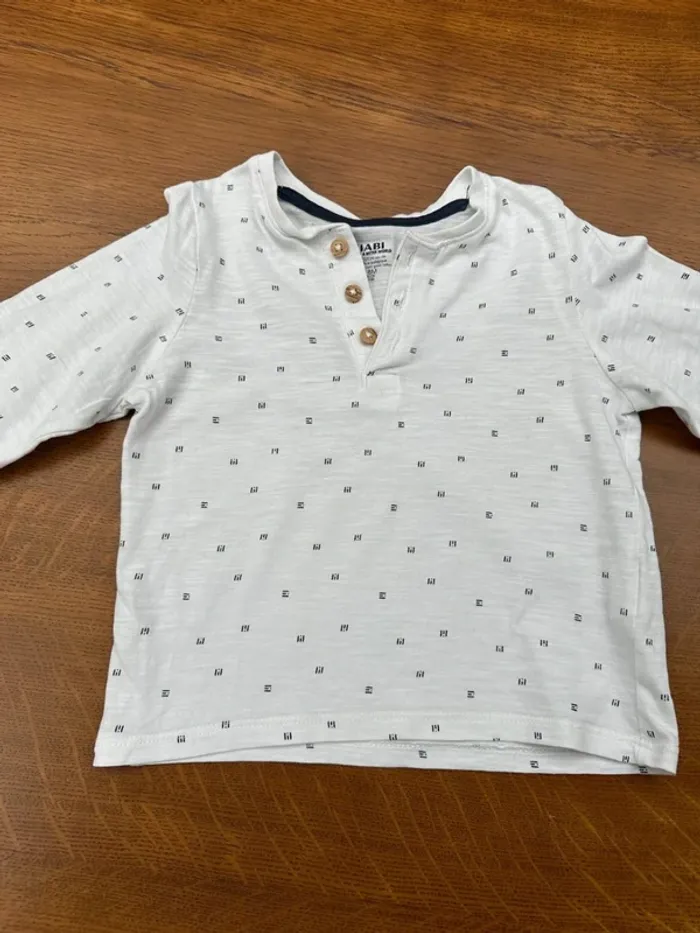 T-shirt blanc kiabi 18 mois - photo numéro 6