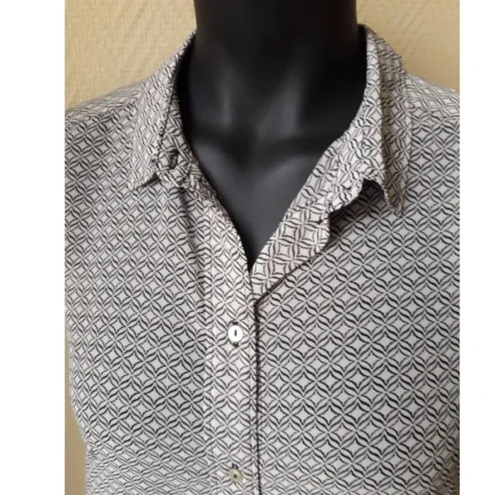 Chemise femme manches courtes - Taille 38/40 - H&M / vétement été : Haut légé - photo numéro 7