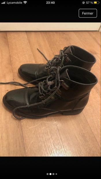Bottines noir taille 38