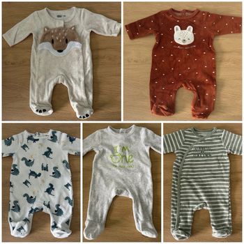 Lot de Pyjamas 1 Mois