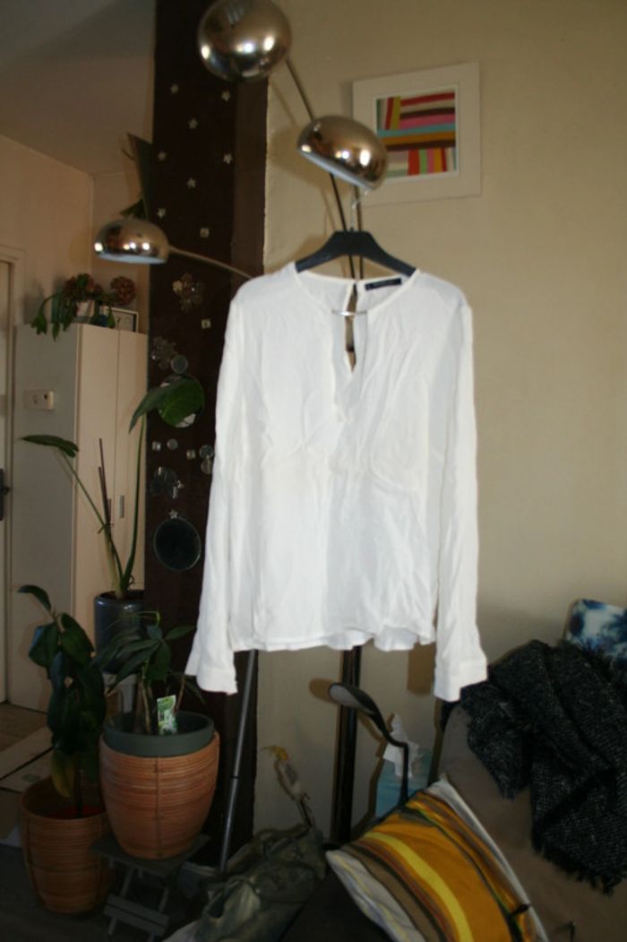 🌸Blouse blanche Taille 38 "Mango" Neuve 🌸 - photo numéro 2