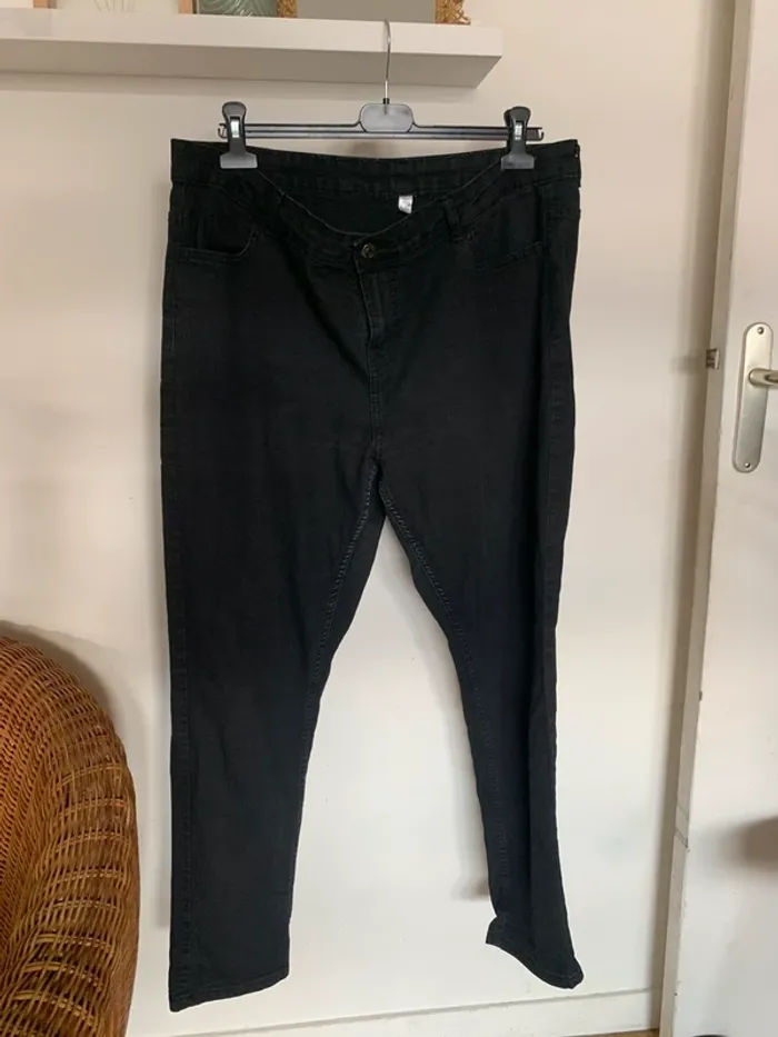 Jean droit grande taille