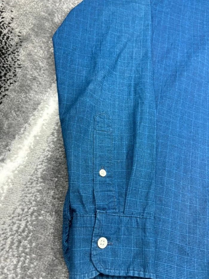 Chemise bleu levis oversize large à carreau - photo numéro 6