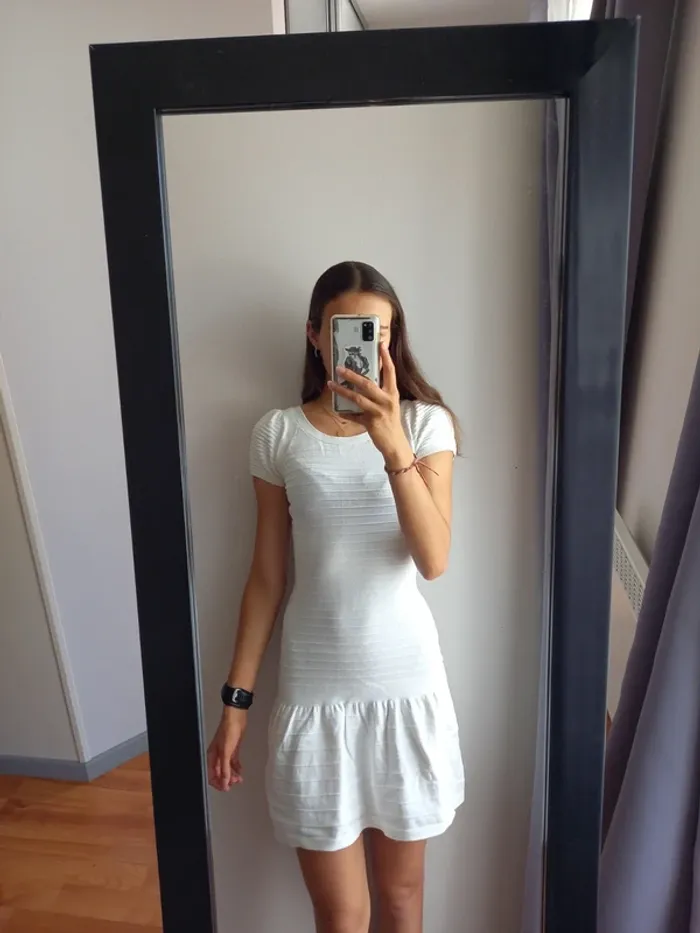 Robe blanche etam xs