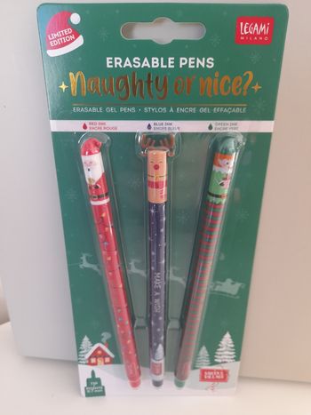 Stylos kawaii Noël 2024 Legami