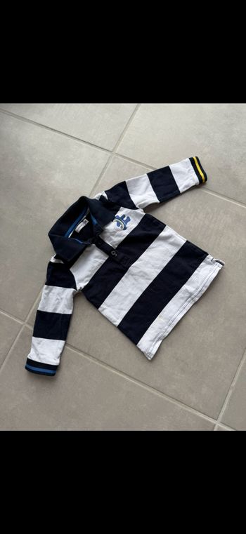 Polo manches longues Lulu Castagnette 18 mois