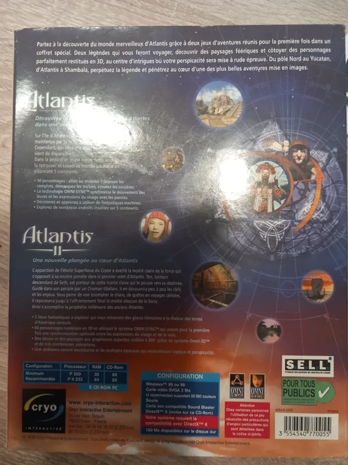 Coffret jeu PC Atlantis 1 et 2 - photo numéro 6