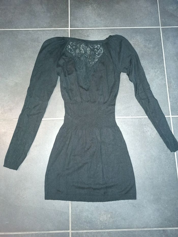 Robe pull noir - photo numéro 2