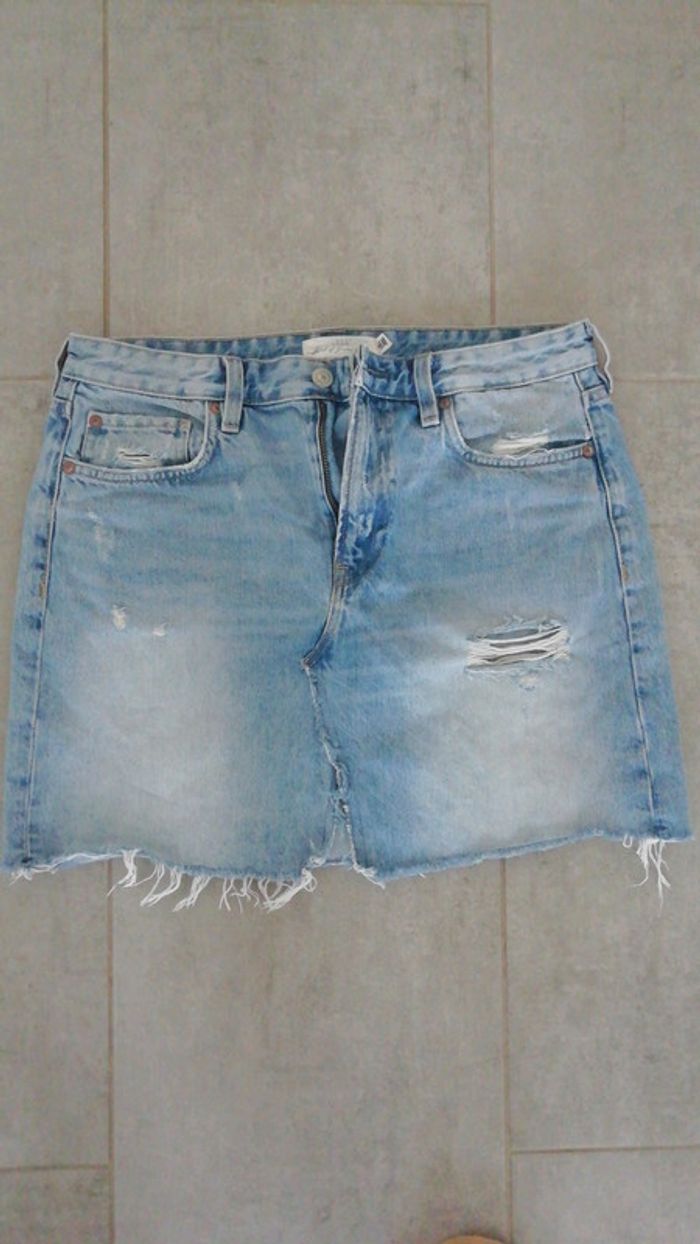 Jupe en jean courte