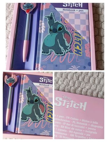 Carnet avec stylo Stitch