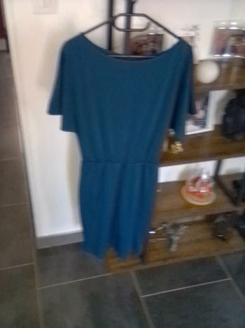 Robe bleu canard taille 40