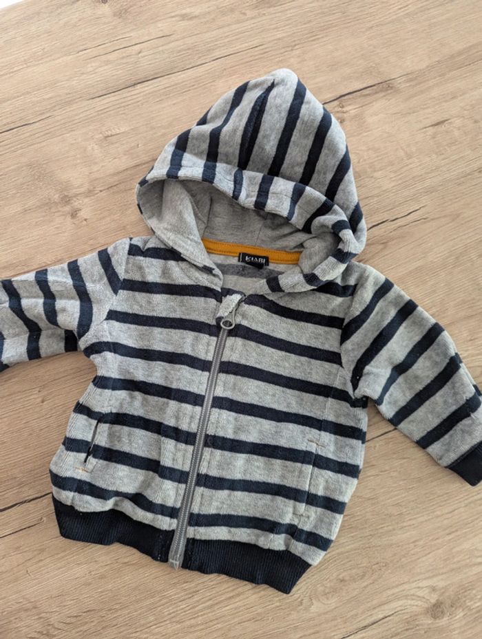 Lot de 2 gilets zippés 3 mois - photo numéro 4