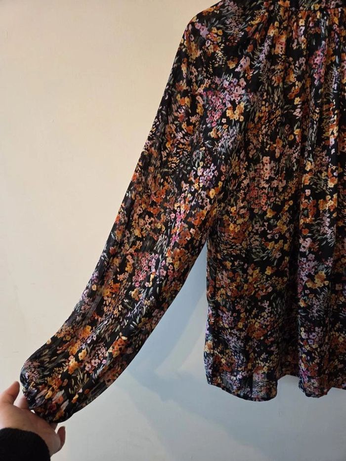 blouse H&m multicolore taille M - photo numéro 4