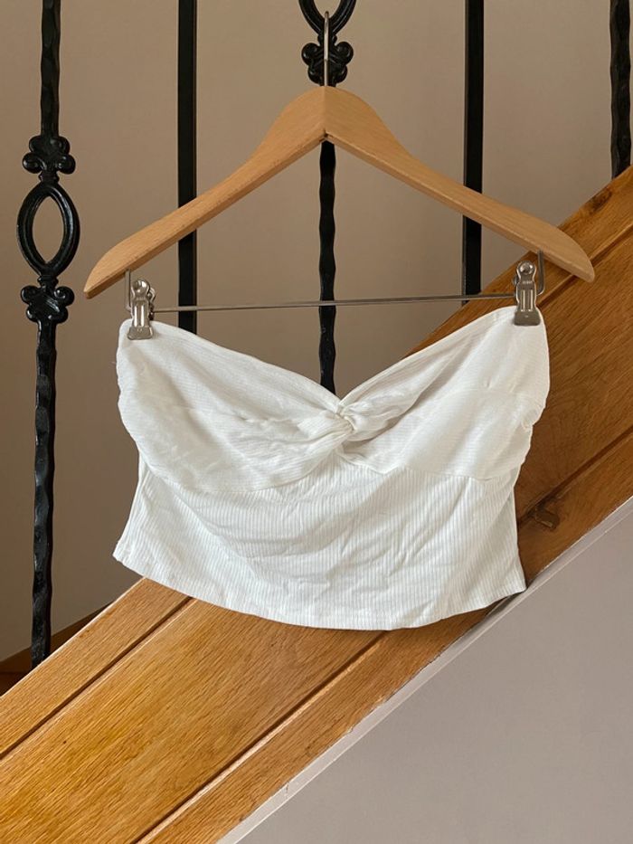 Top Bandeau blanc