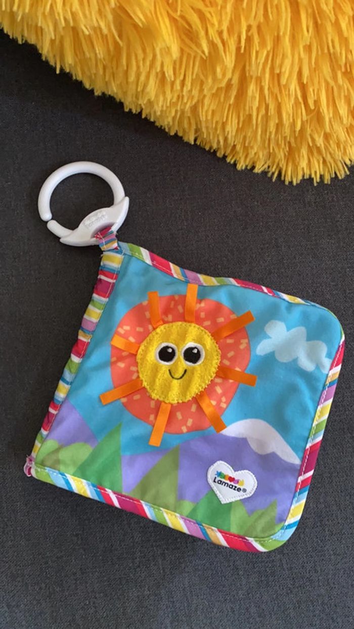 Lamaze livre tissu sensoriel enfant