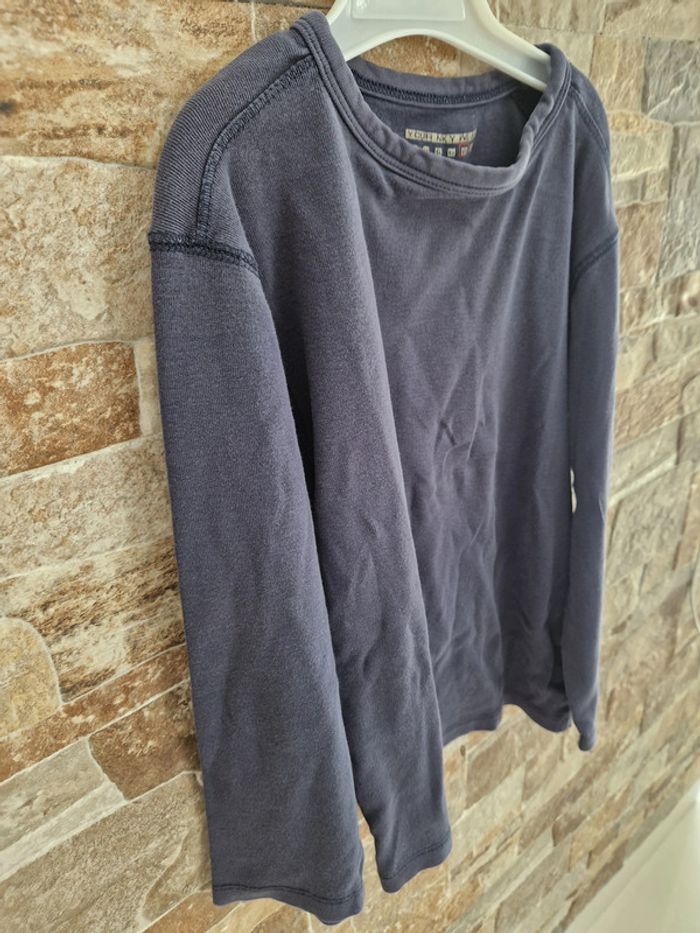 1 t shirt manche longue bleu a 8 ans marque your nky wear - photo numéro 3