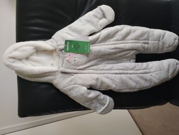 Combi-pilote molleton pour bébé fille