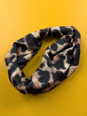 Bandeau pour cheveux motif léopard