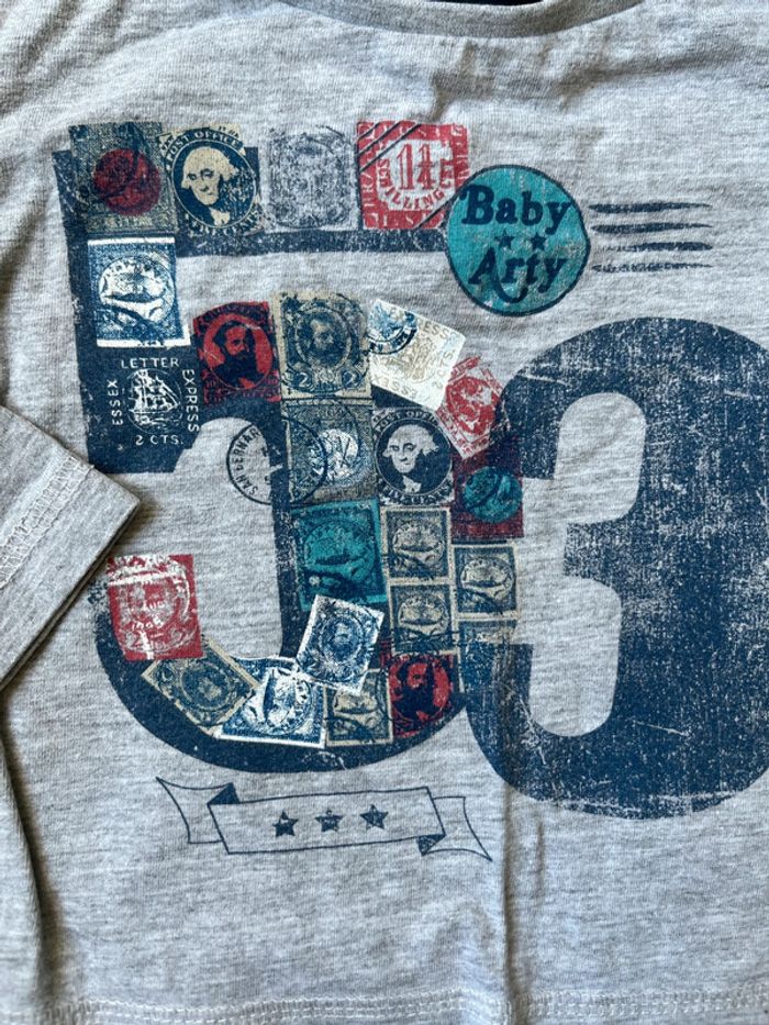 Teeshirt manches longues 9 mois - photo numéro 3