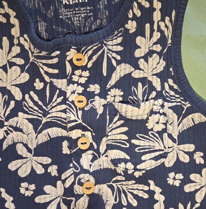 Barboteuse bleu marine #kiabi 18 mois - photo numéro 3