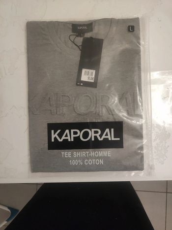 Tee shirt homme Kaporal gris