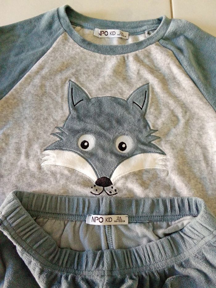 Pyjama chaud renard 12ans - photo numéro 2