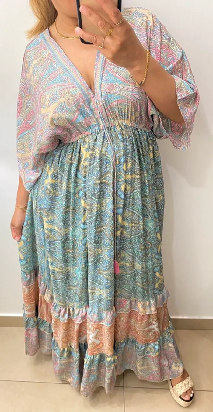 Robe longue fluide agréable à porter Taille Unique - photo numéro 6