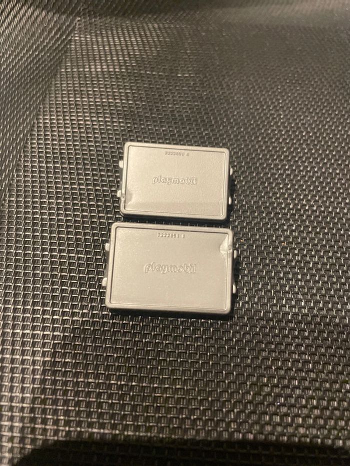 Playmobil lot 2 plats gris vaisselle maison cuisine pièces détachées - photo numéro 3