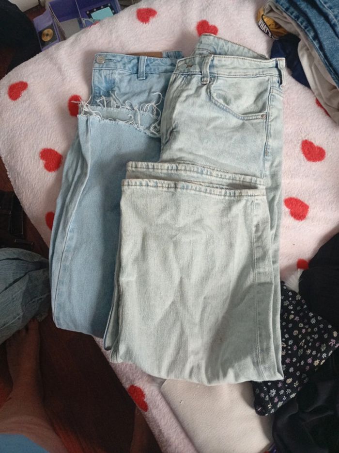 2 pantalons femme taille 38