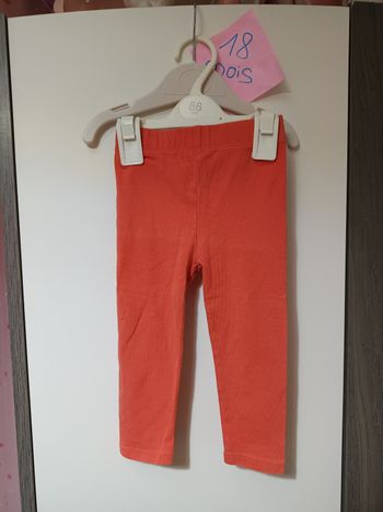 Legging corail 18 mois 