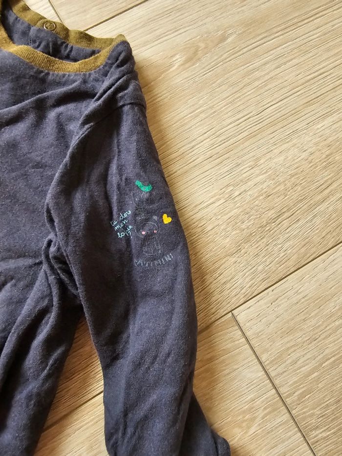 Lot 3 T shirt manche longue Ikks Timberland Catimini 12 mois - photo numéro 4