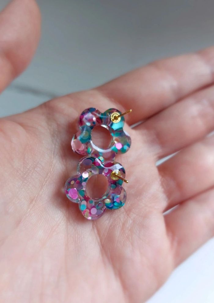 Clous fleurs confettis - photo numéro 2