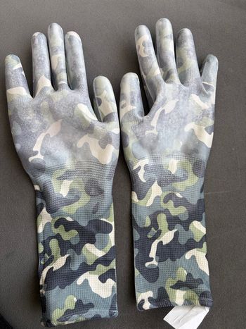 Gants de jardin camouflage