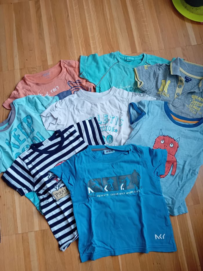 Lot 8 t-shirts garcon 3 ans