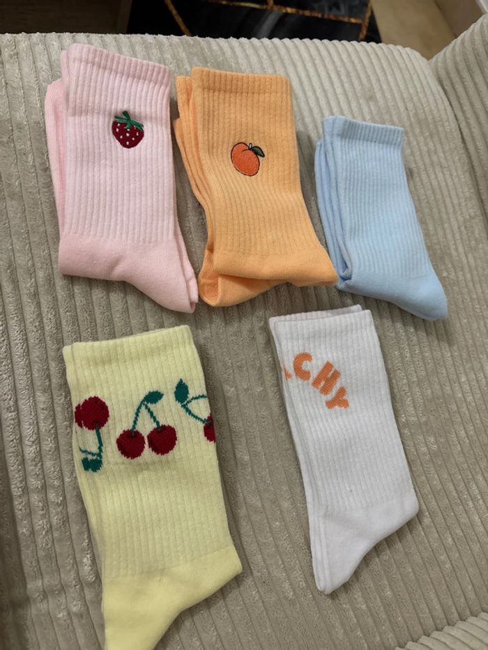 Chaussette longue fruit